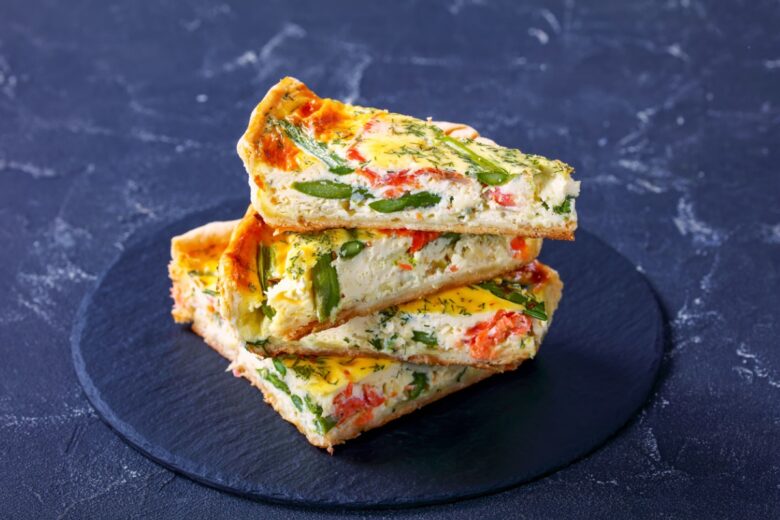 Tortino di Asparagi e Salmone Affumicato