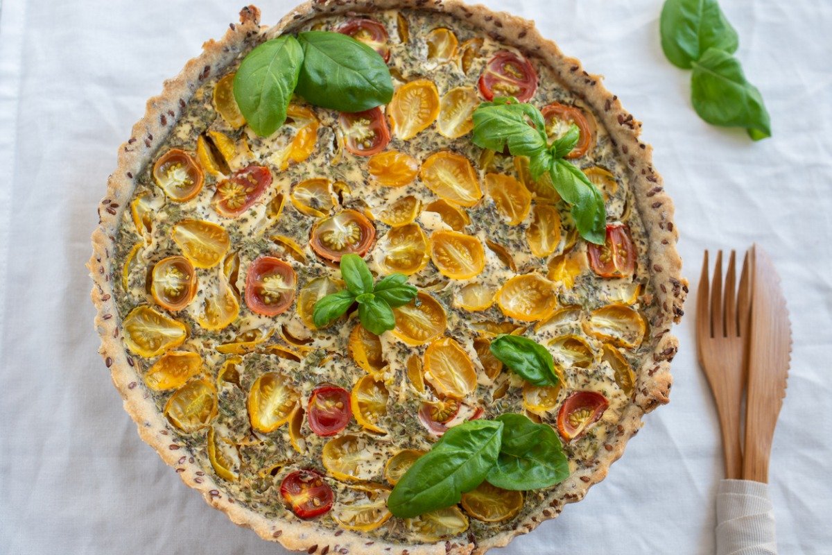 Tarte tatin di pomodorini