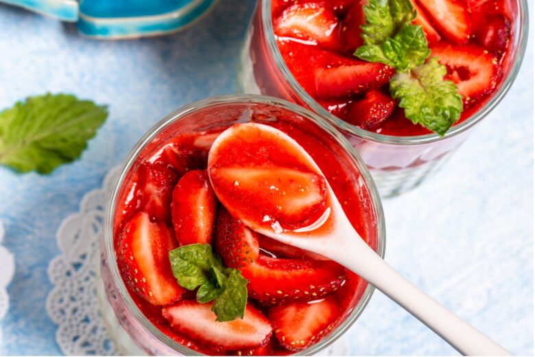 Dessert alle Fragole