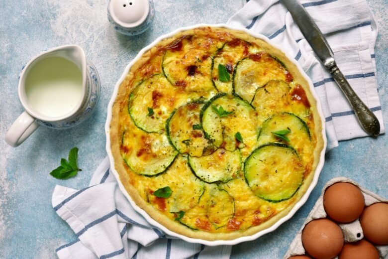 Quiche di Zucchine al Curry