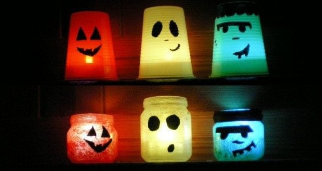 Lanterne di Halloween fai da te