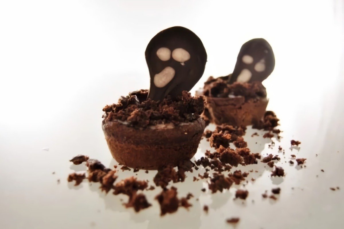 Cupcakes fantasmini di Halloween