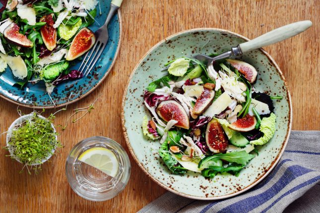 Tagliata di tacchino e fichi