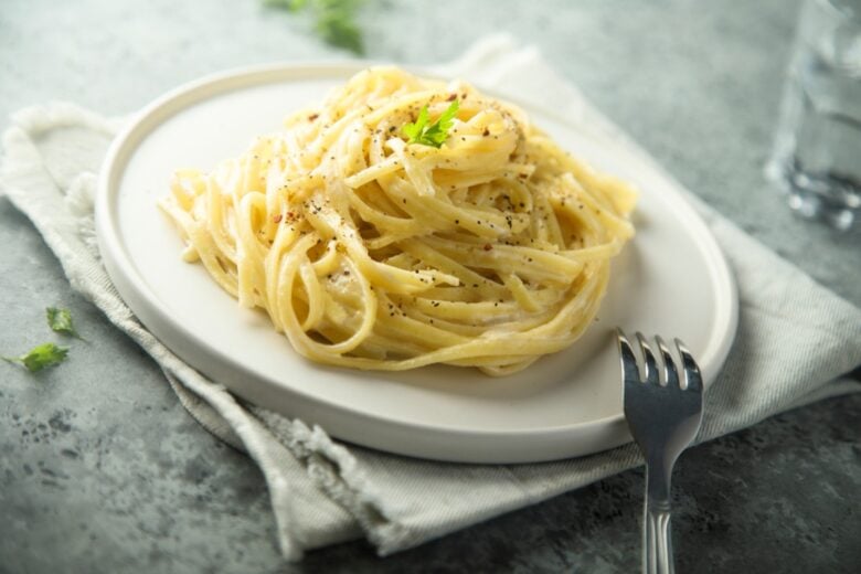 Spaghetti cacio e pepe