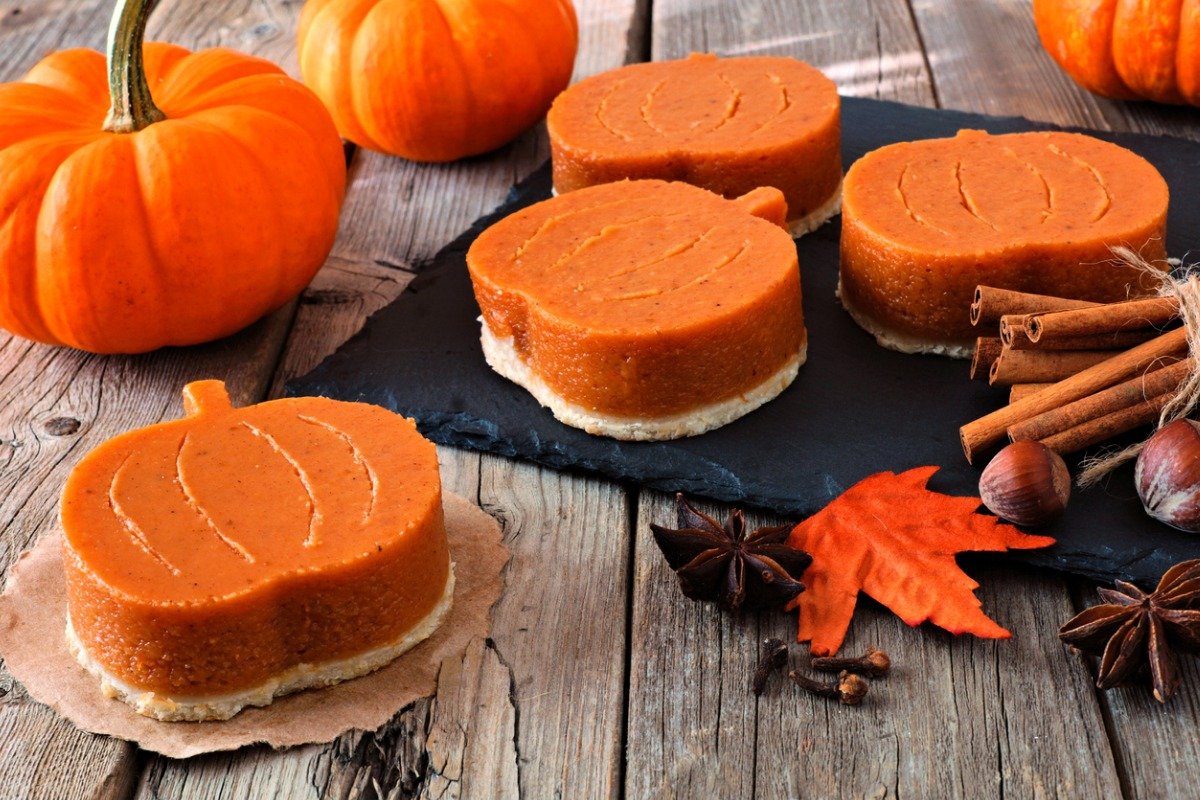 Torta di Halloween con zucca, zenzero e cannella
