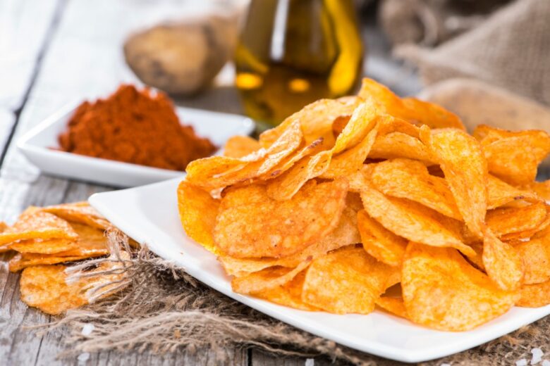 Chips di patate alla paprika