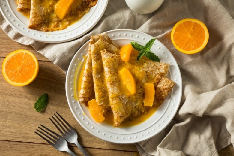 540. Crespelle di ricotta all'arancia