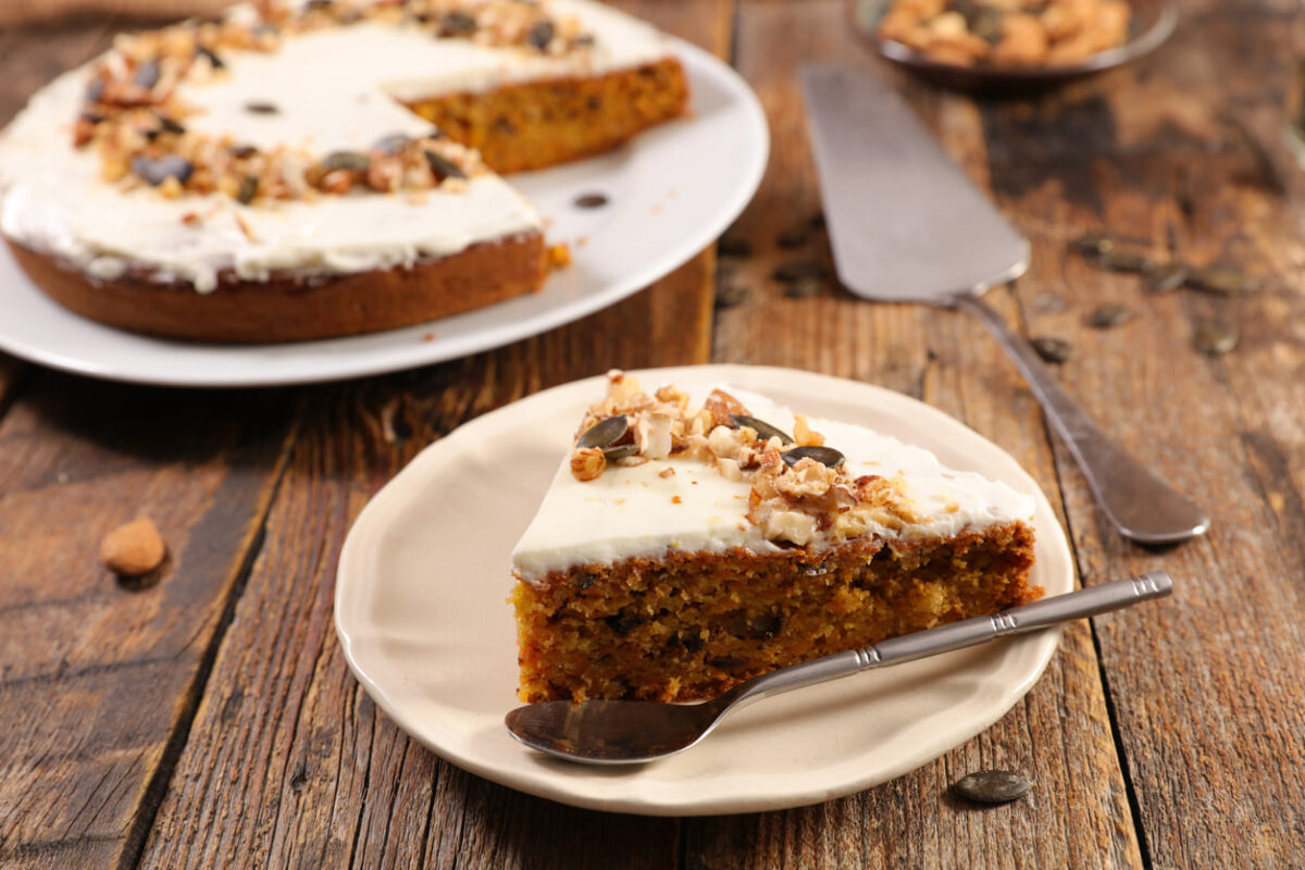 Torta di carote e mandorle