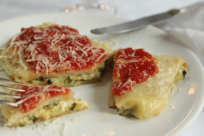 Crespelle con Zucchine e Crescenza