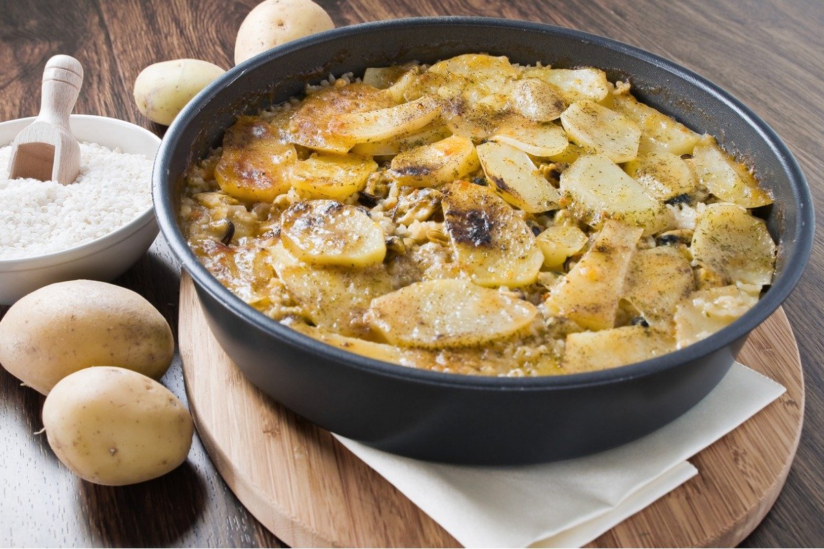 Riso con patate e cozze per la Vigilia di natale