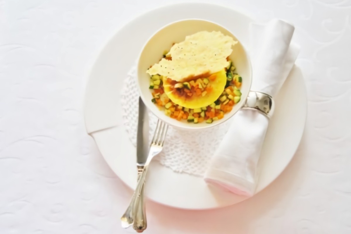 Sformatini vegetariani di parmigiano reggiano