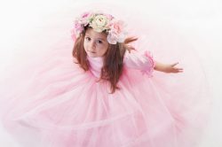 Costume di carnevale da fiore per bambina