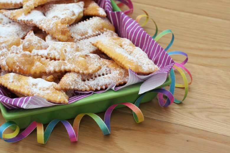 Chiacchiere al forno