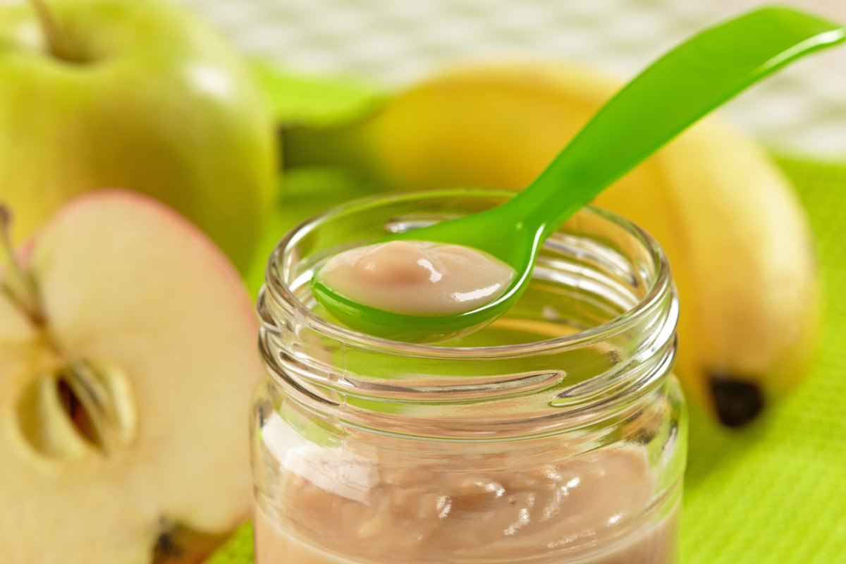 Omogeneizzato di frutta fatto in casa