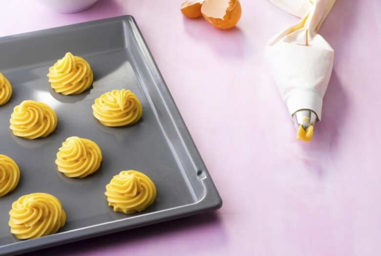 Pasta frolla montata per lo sparabiscotti