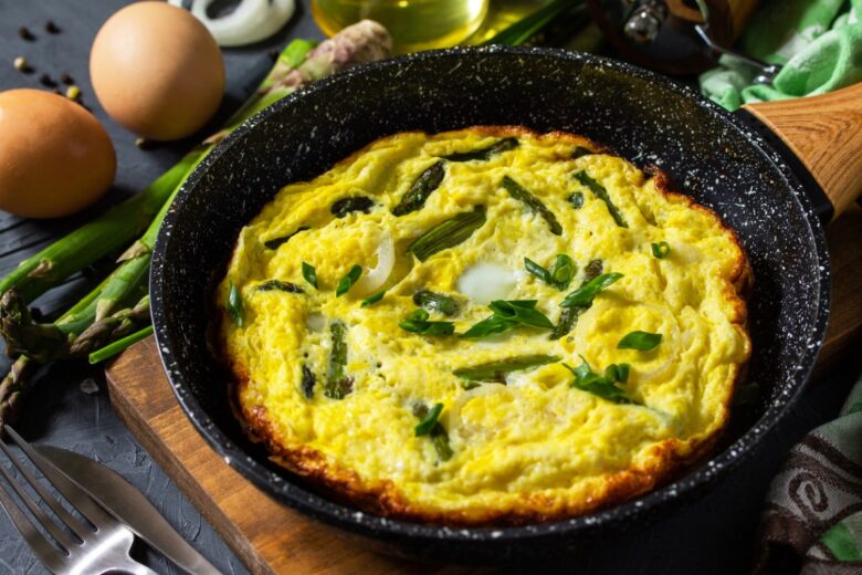 Frittata con asparagi