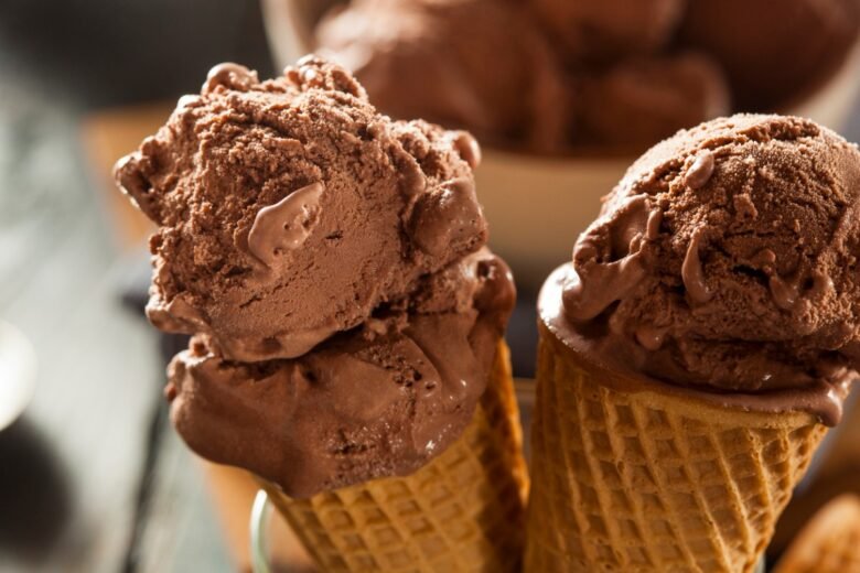 Gelato al cioccolato fatto in casa
