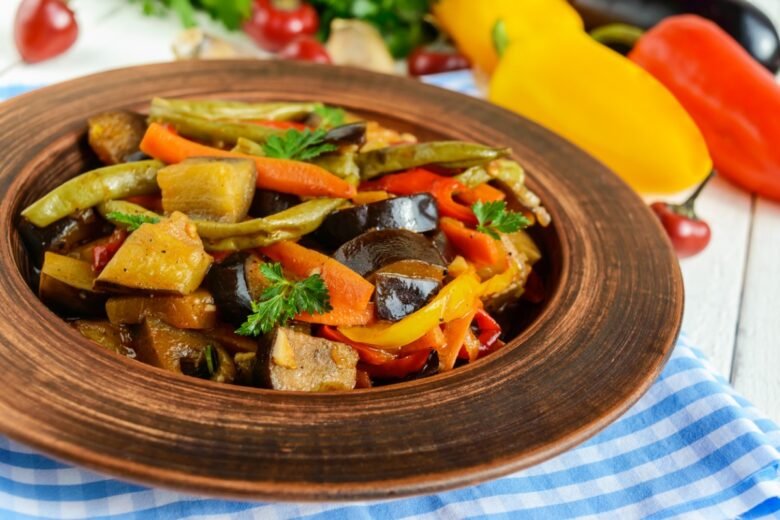 Insalata di verdure alla menta