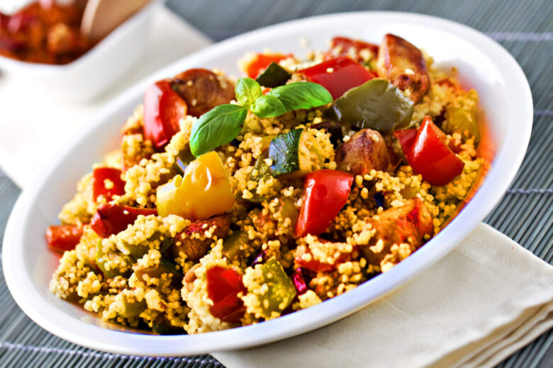 cous cous con verdure