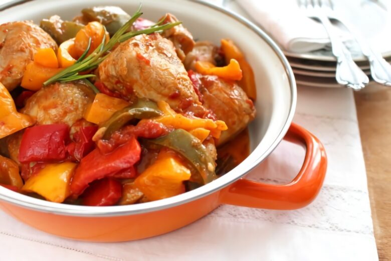 Pollo con i peperoni