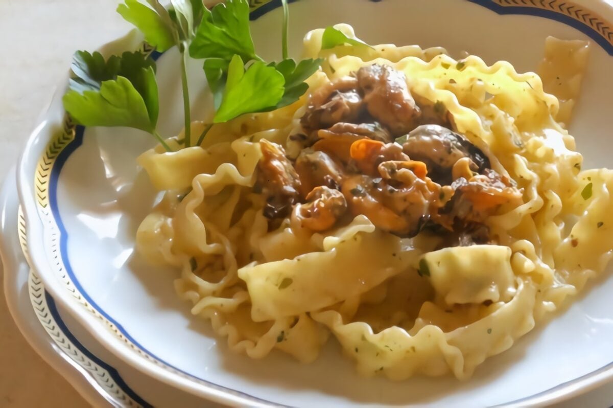 Reginette napoletane con le cozze