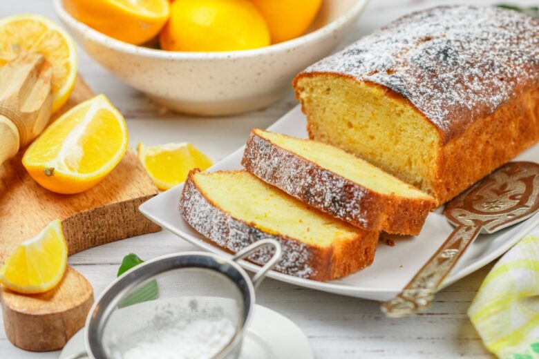 Plumcake con limone e mandorle