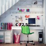 Angolo studio sottoscala Ikea