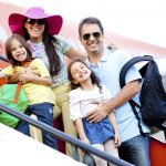 famiglia in viaggio