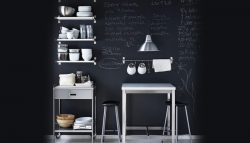 Pittura lavagna in cucina
