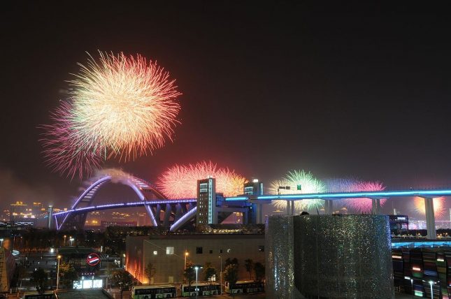 La cerimonia di apertura dell'Expo 2010 a Shanghai