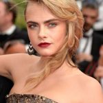 Cara Delevingne: make up occhi nude e labbra rosse