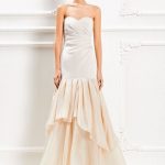 Max Mara Bridal Collection 2015 abito con bustino e gonna con balze