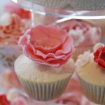Cupcakes con rose di zucchero