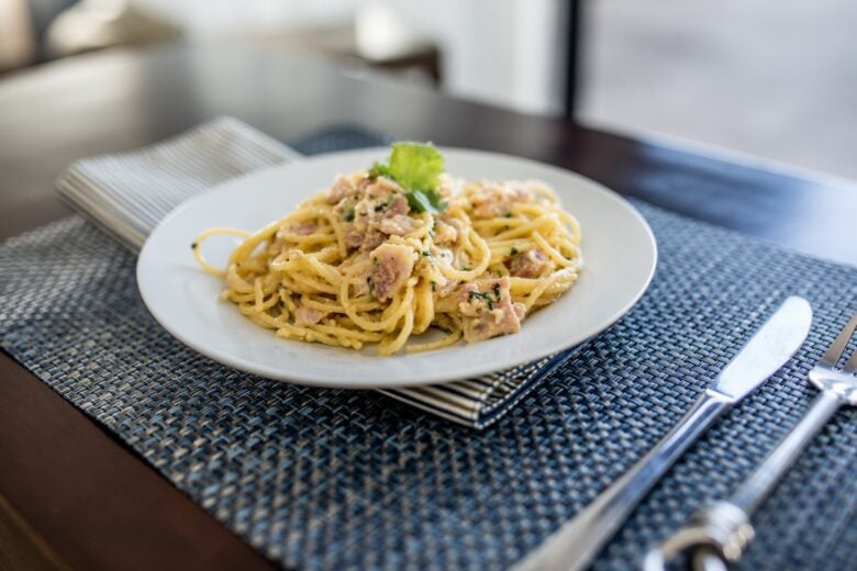 Carbonara di tonno