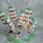 colorate caramelle come centrotavola