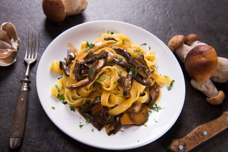 Pappardelle ai funghi porcini