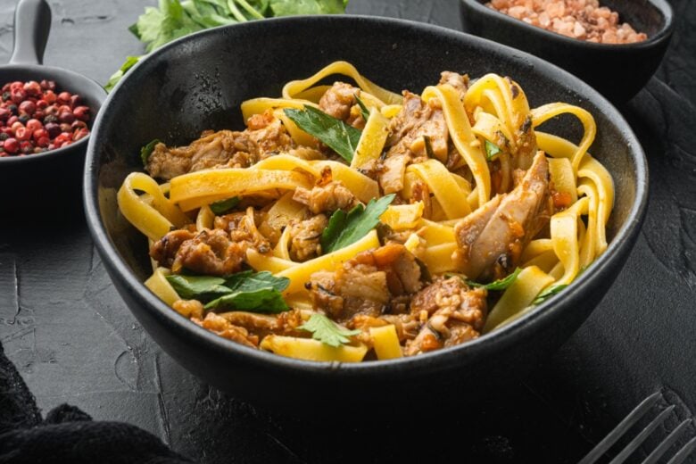 Pappardelle al sugo di lepre