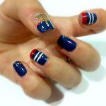 Risultato finale Nail art Navy