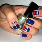 Risultato finale Nail art Navy