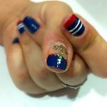 Risultato finale Nail art Navy