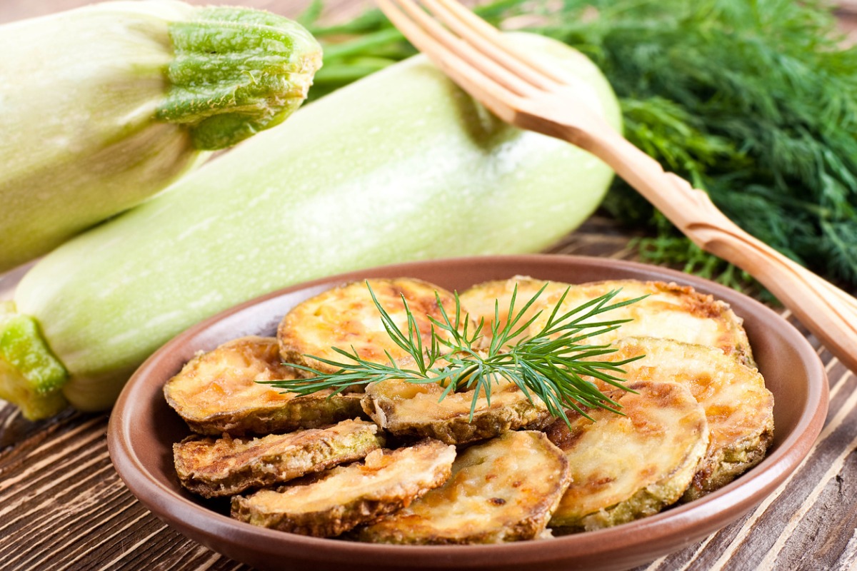 Zucchine pastellate croccanti