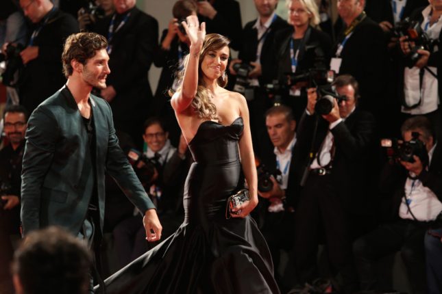 Belen Rodriguez alla mostra del Cinema di Venezia