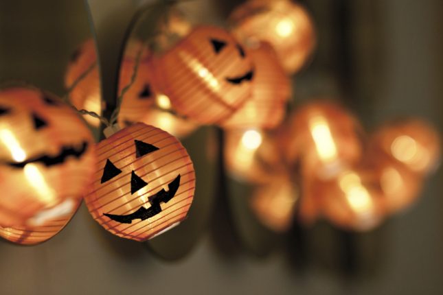 Zucche luminose per Halloween