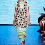 DKNY tunica lunga sovrapposta a longuette