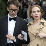 L'attrice con il giornalista francese
