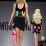 Vestito canotta nero con maxi cintura