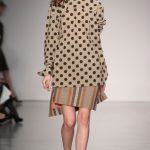 Blusa oversize a pois su gonna a righe