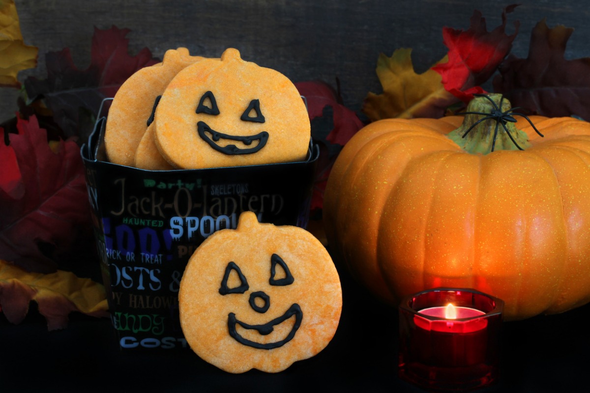 Biscotti lanterna di Halloween