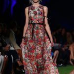 Vestito lungo a fiori