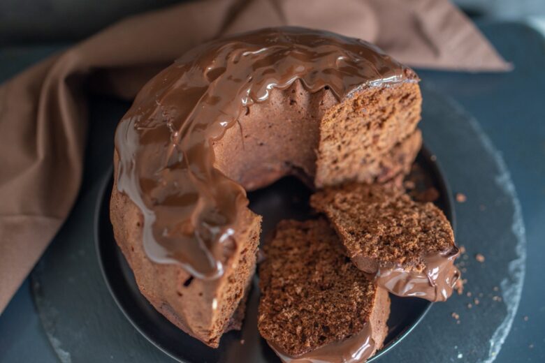 Chiffon cake al cioccolato